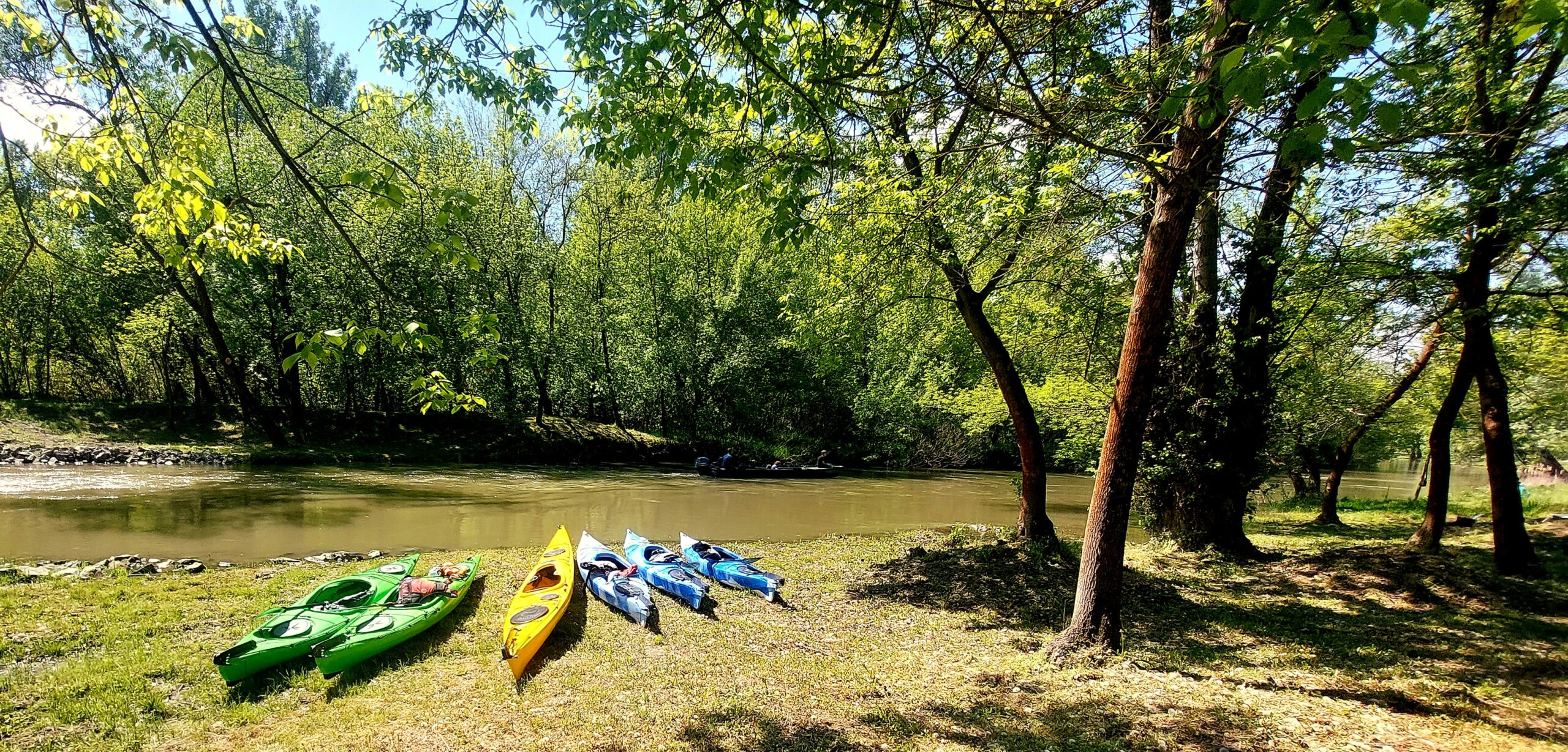Kenu túra a Tisza-tón